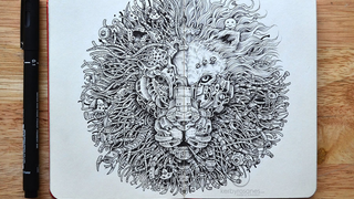 You can get lost for hours in these insanely intricate doodles